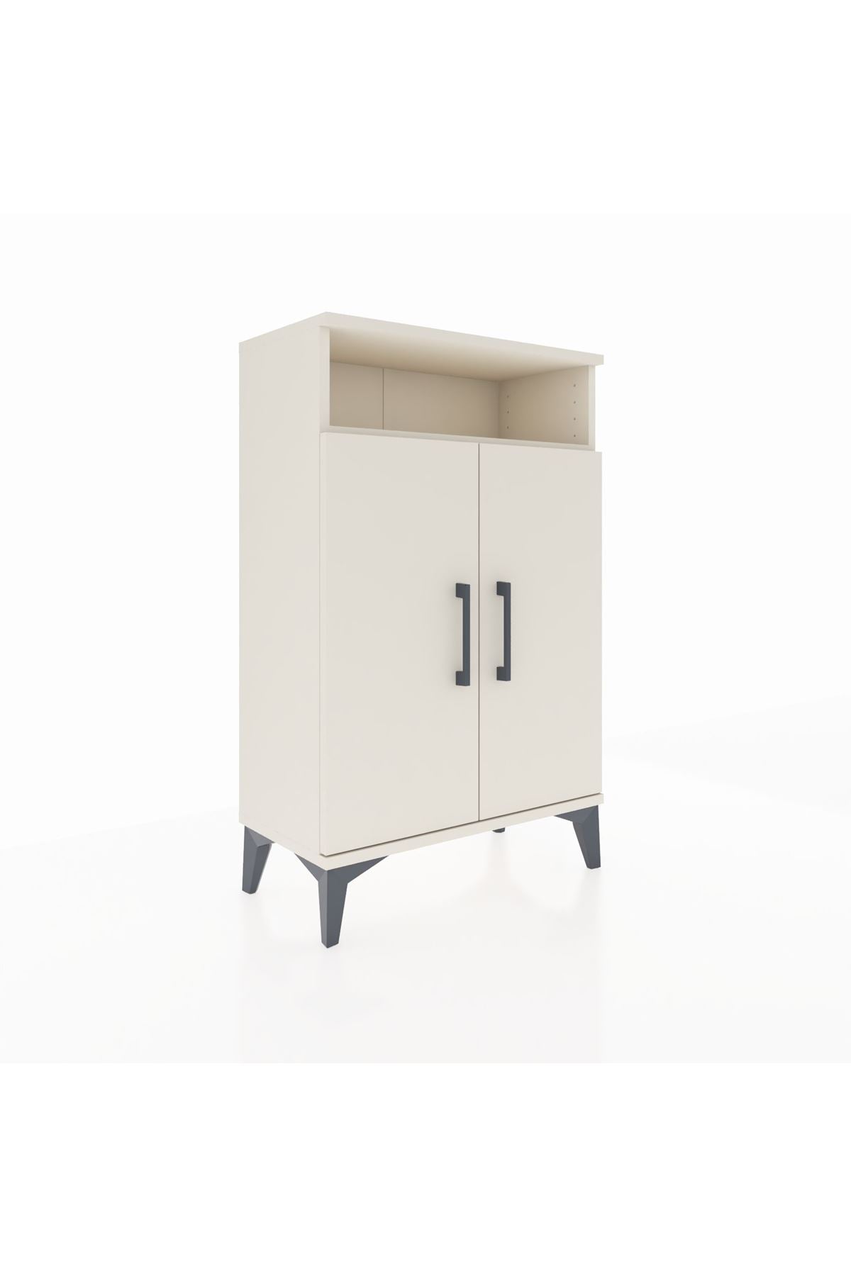 Arges Komodin 3 Raflı 2 Kapaklı 60x30x96 - S14M043V1A