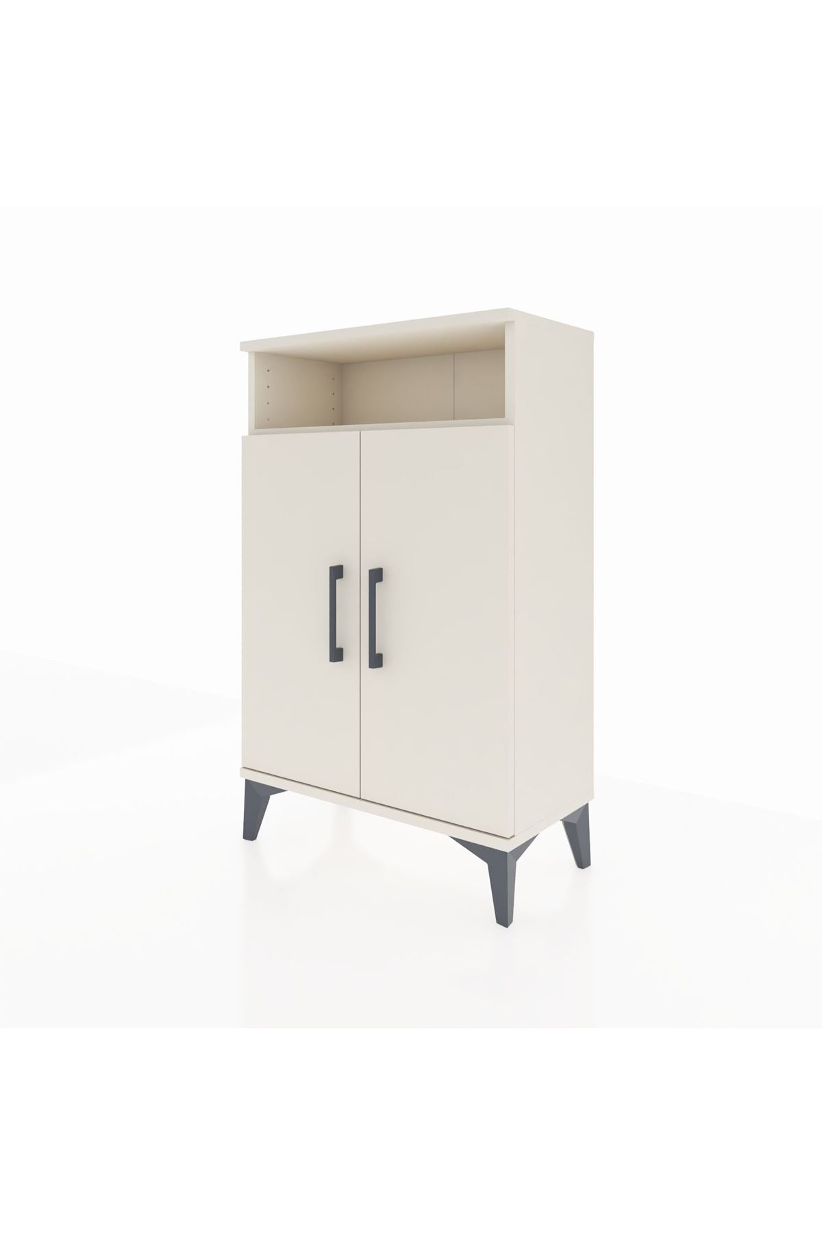 Arges Komodin 3 Raflı 2 Kapaklı 60x30x96 - S14M043V1A