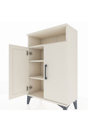 Arges Komodin 3 Raflı 2 Kapaklı 60x30x96 - S14M043V1A