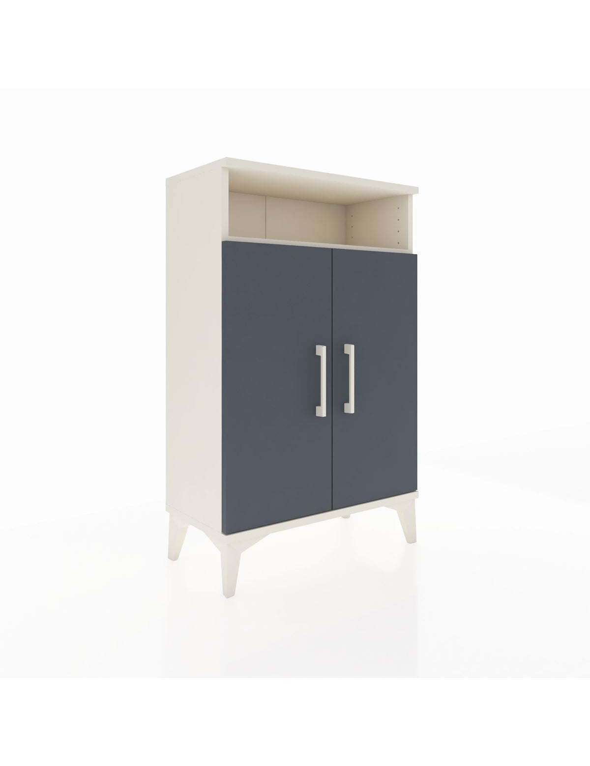 Arges Komodin 3 Raflı 2 Kapaklı 60x30x96 - S14M043V2A