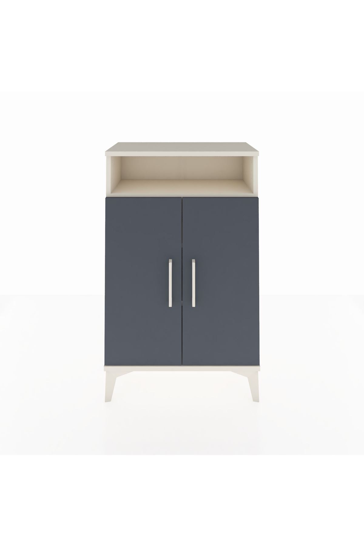 Arges Komodin 3 Raflı 2 Kapaklı 60x30x96 - S14M043V2A