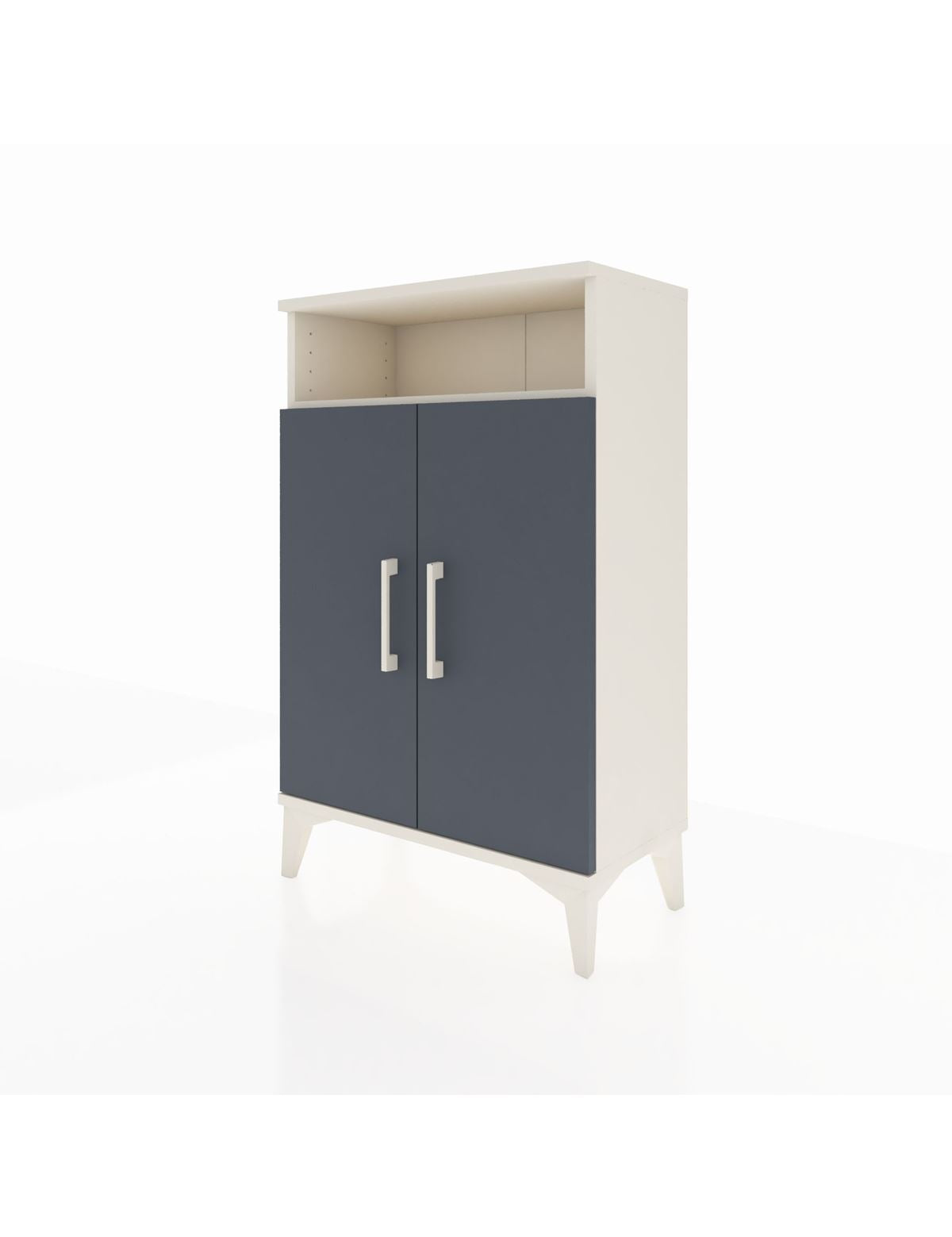 Arges Komodin 3 Raflı 2 Kapaklı 60x30x96 - S14M043V2A