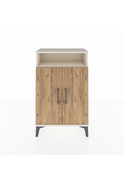 Arges Komodin 3 Raflı 2 Kapaklı 60x30x96 - S14M043V3A
