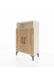 Arges Komodin 3 Raflı 2 Kapaklı 60x30x96 - S14M043V3A