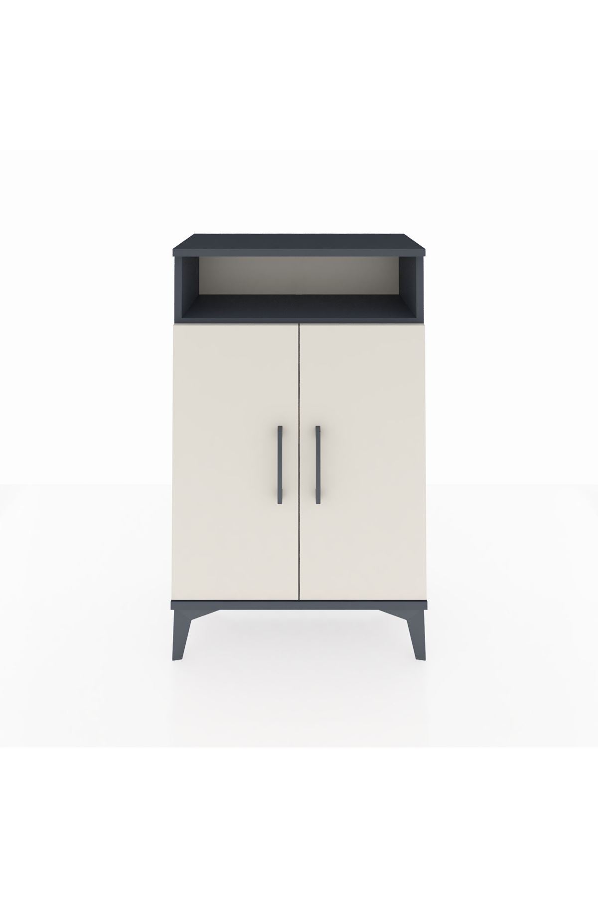 Arges Komodin 3 Raflı 2 Kapaklı 60x30x96 - S14M043V4A