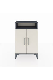 Arges Komodin 3 Raflı 2 Kapaklı 60x30x96 - S14M043V4A