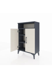 Arges Komodin 3 Raflı 2 Kapaklı 60x30x96 - S14M043V4A