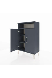 Arges Komodin 3 Raflı 2 Kapaklı 60x30x96 - S14M043V5A