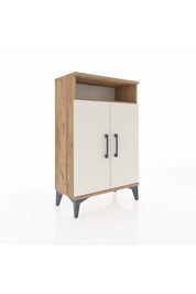 Arges Komodin 3 Raflı 2 Kapaklı 60x30x96 - S14M043V7A