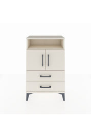 Arges Komodin 2 Raflı 2 Çekmeceli 2 Kapaklı 60x30x96 - S14M023V1A