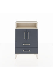 Arges Komodin 2 Raflı 2 Çekmeceli 2 Kapaklı 60x30x96 - S14M023V2A