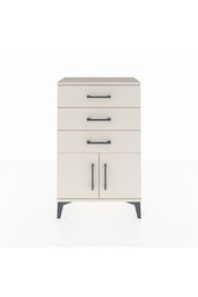 Arges Komodin 3 Çekmeceli 2 Kapaklı 60x30x96 - S14M024V1A