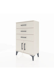 Arges Komodin 3 Çekmeceli 2 Kapaklı 60x30x96 - S14M024V1A