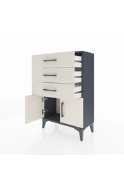 Arges Komodin 3 Çekmeceli 2 Kapaklı 60x30x96 - S14M024V4A