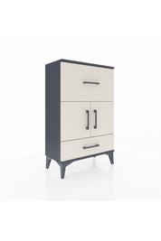 Arges Komodin Tek Raflı 2 Çekmeceli 2 Kapaklı 60x30x96 - S14M029V4A