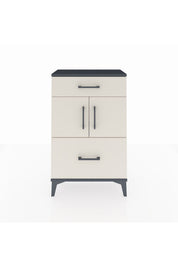 Arges Komodin Tek Raflı 2 Çekmeceli 2 Kapaklı 60x30x96 - S14M030V4A