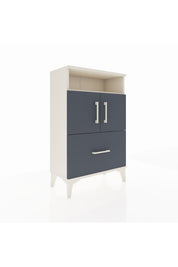 Arges Komodin 2 Raflı Tek Çekmeceli 2 Kapaklı 60x30x96 - S14M031V2A