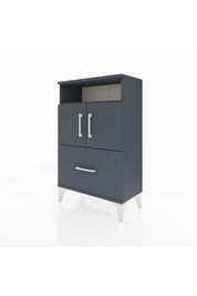 Arges Komodin 2 Raflı Tek Çekmeceli 2 Kapaklı 60x30x96 - S14M031V5A