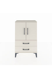 Arges Komodin 2 Raflı 2 Çekmeceli 2 Kapaklı 60x30x96 - S14M032V1A