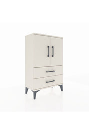 Arges Komodin 2 Raflı 2 Çekmeceli 2 Kapaklı 60x30x96 - S14M032V1A