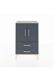 Arges Komodin 2 Raflı 2 Çekmeceli 2 Kapaklı 60x30x96 - S14M032V2A
