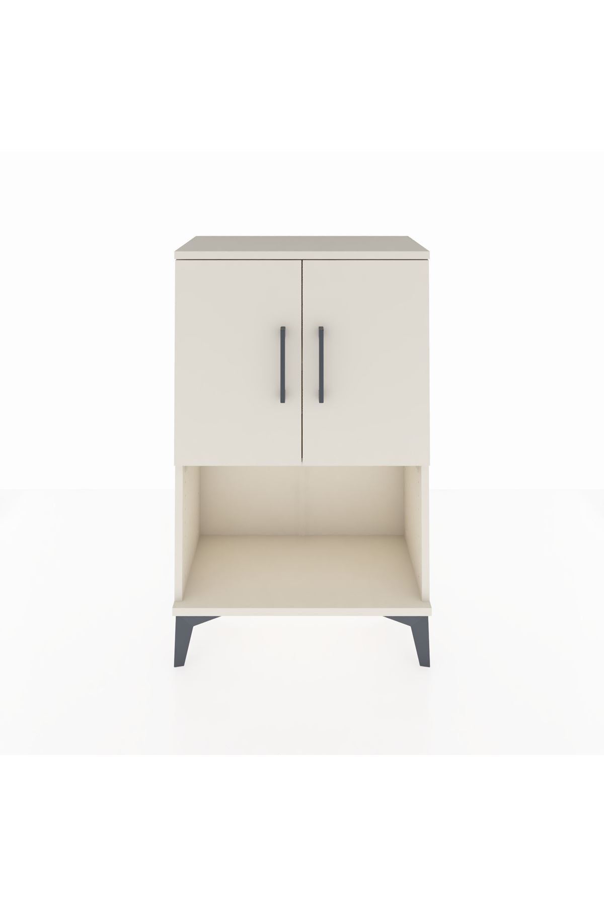 Arges Komodin 2 Raflı 2 Kapaklı 60x30x96 - S14M033V1A