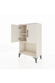 Arges Komodin 2 Raflı 2 Kapaklı 60x30x96 - S14M033V1A