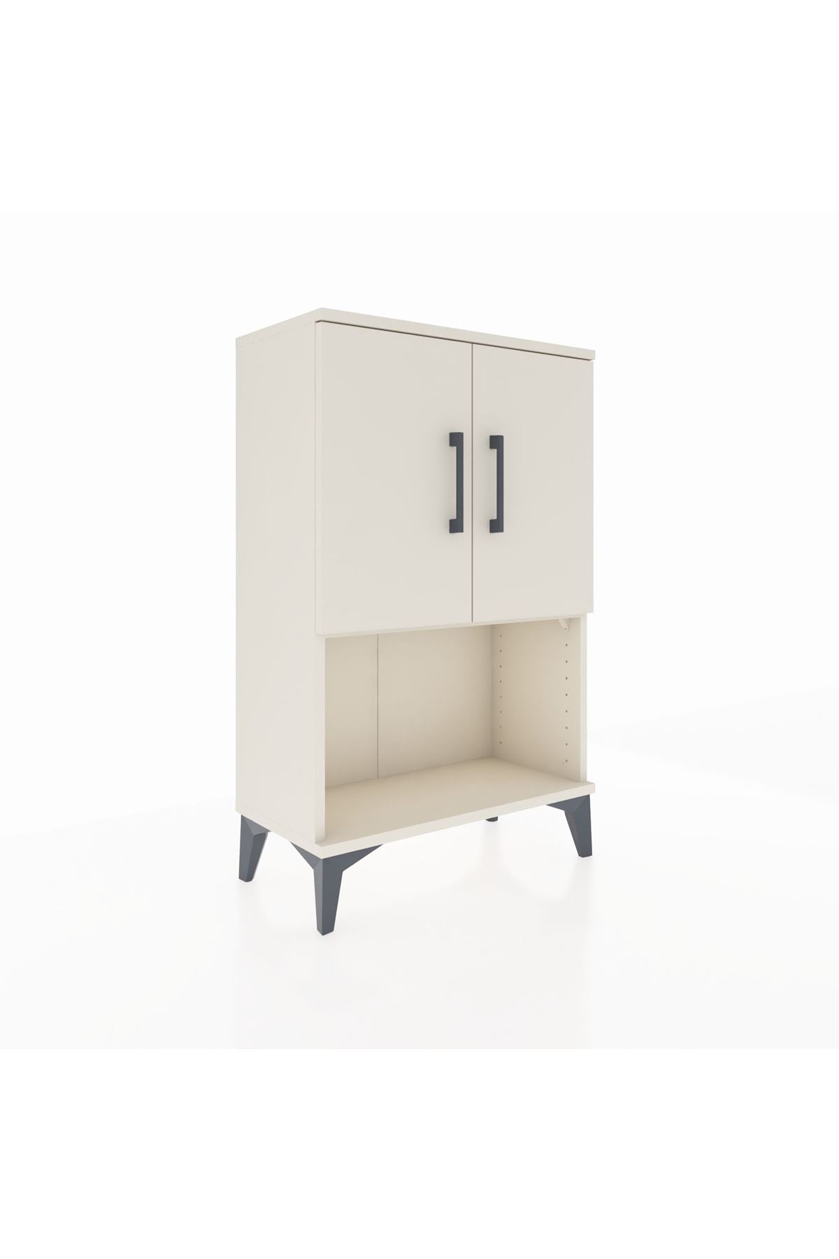 Arges Komodin 2 Raflı 2 Kapaklı 60x30x96 - S14M033V1A