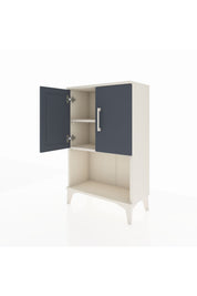 Arges Komodin 2 Raflı 2 Kapaklı 60x30x96 - S14M033V2A