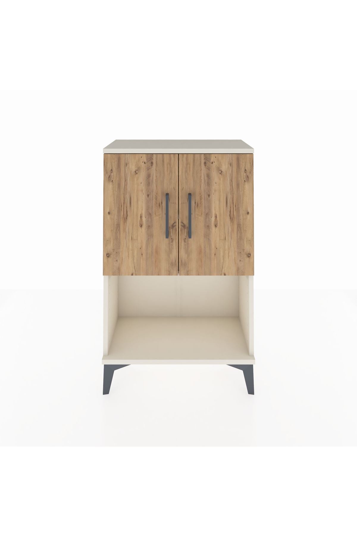 Arges Komodin 2 Raflı 2 Kapaklı 60x30x96 - S14M033V3A