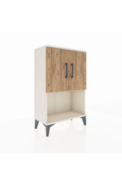 Arges Komodin 2 Raflı 2 Kapaklı 60x30x96 - S14M033V3A
