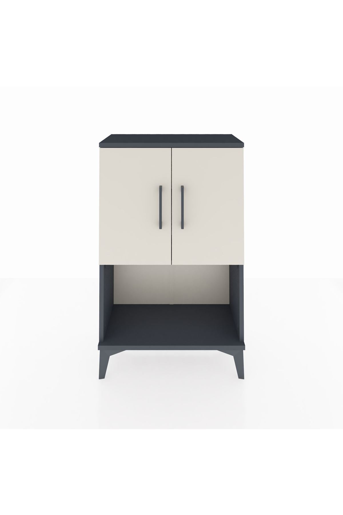 Arges Komodin 2 Raflı 2 Kapaklı 60x30x96 - S14M033V4A