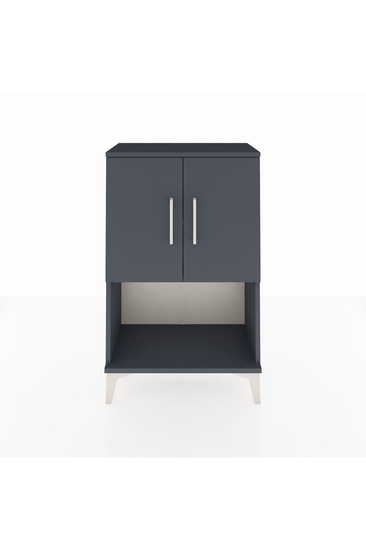 Arges Komodin 2 Raflı 2 Kapaklı 60x30x96 - S14M033V5A