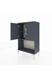Arges Komodin 2 Raflı 2 Kapaklı 60x30x96 - S14M033V5A