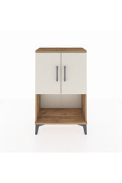 Arges Komodin 2 Raflı 2 Kapaklı 60x30x96 - S14M033V7A