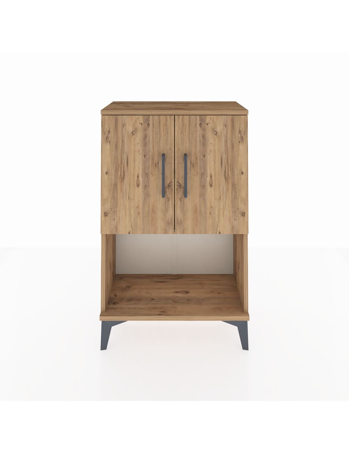 Arges Komodin 2 Raflı 2 Kapaklı 60x30x96 - S14M033V9A