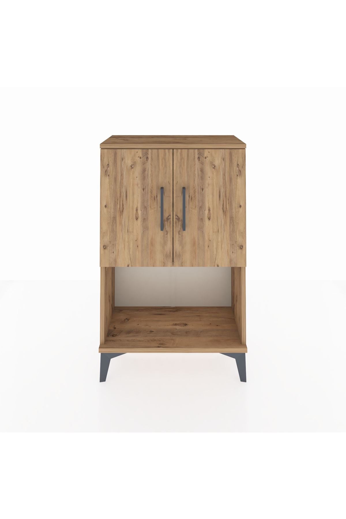 Arges Komodin 2 Raflı 2 Kapaklı 60x30x96 - S14M033V9A