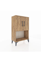 Arges Komodin 2 Raflı 2 Kapaklı 60x30x96 - S14M033V9A