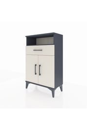 Arges Komodin 2 Raflı Tek Çekmeceli 2 Kapaklı 60x30x96 - S14M035V4A
