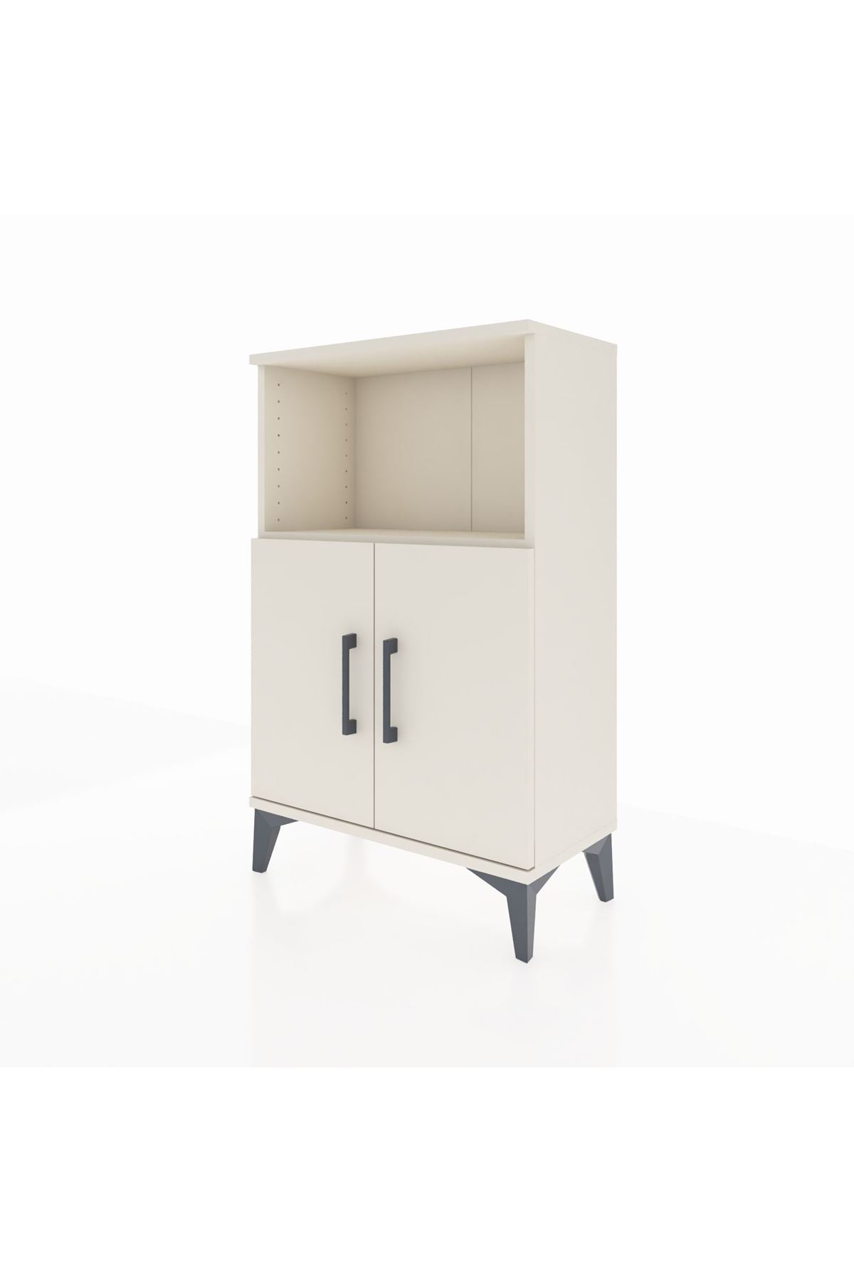 Arges Komodin 2 Raflı 2 Kapaklı 60x30x96 - S14M036V1A