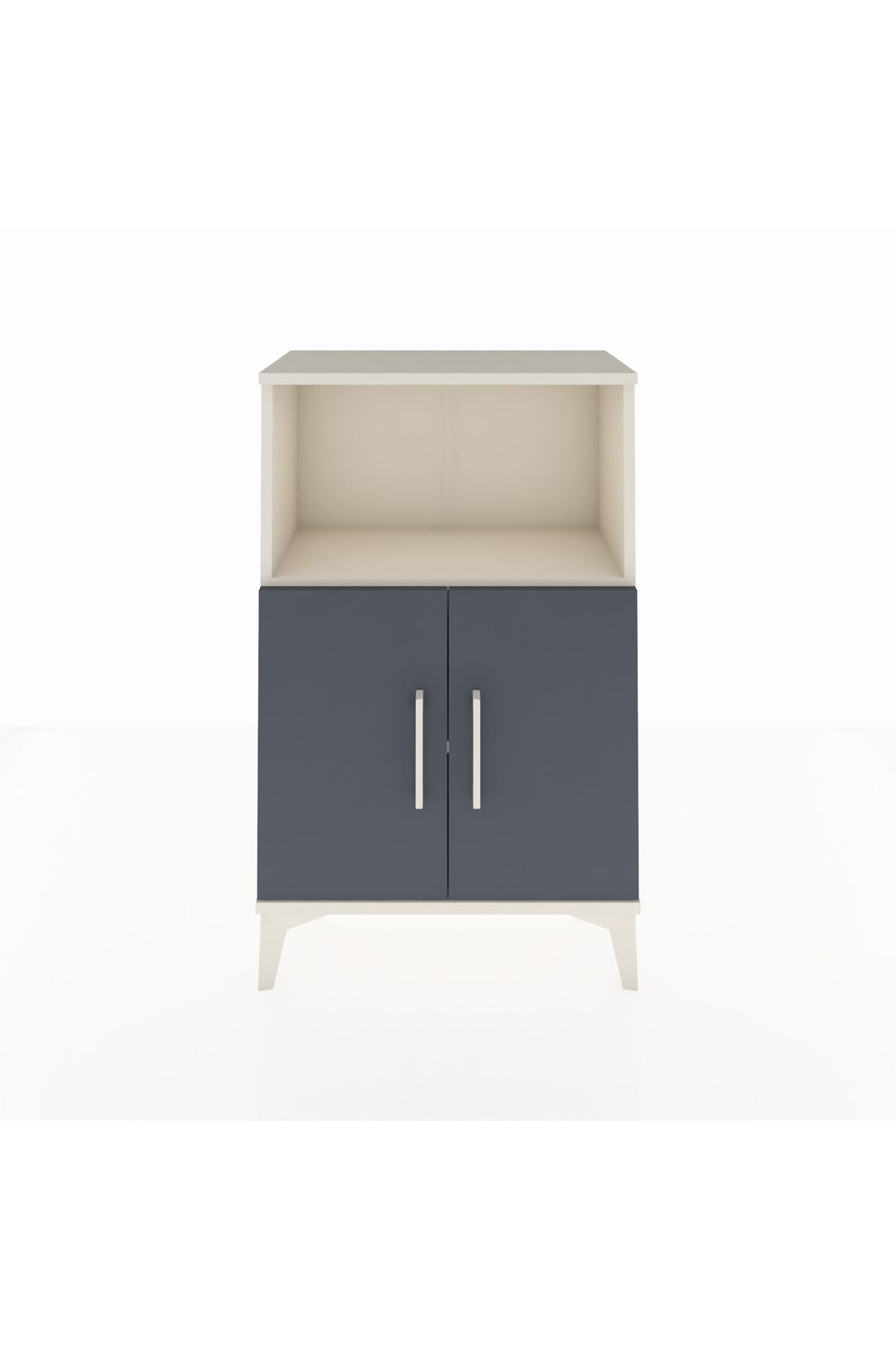 Arges Komodin 2 Raflı 2 Kapaklı 60x30x96 - S14M036V2A
