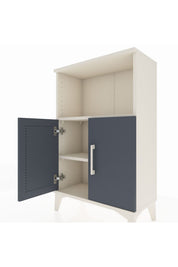Arges Komodin 2 Raflı 2 Kapaklı 60x30x96 - S14M036V2A
