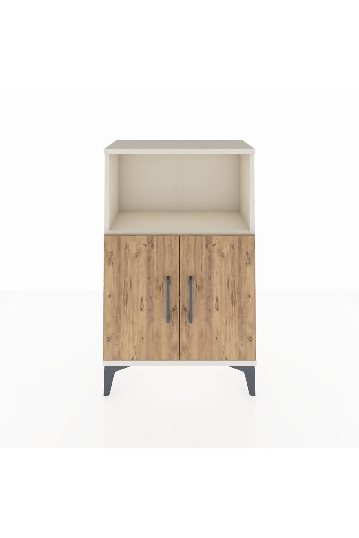 Arges Komodin 2 Raflı 2 Kapaklı 60x30x96 - S14M036V3A