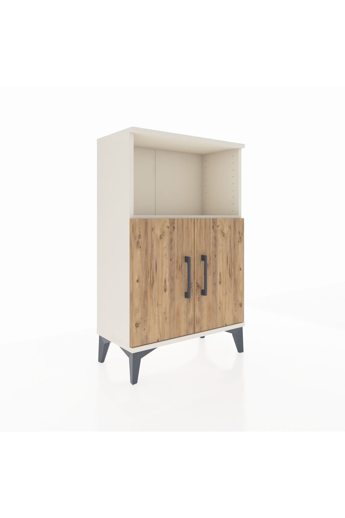 Arges Komodin 2 Raflı 2 Kapaklı 60x30x96 - S14M036V3A