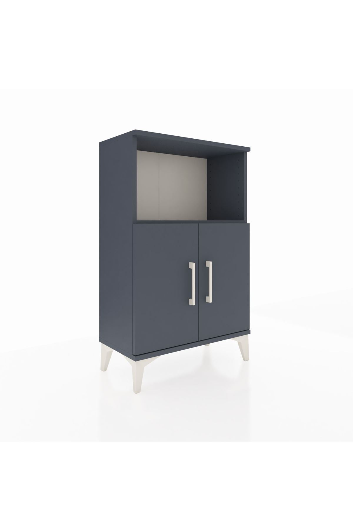 Arges Komodin 2 Raflı 2 Kapaklı 60x30x96 - S14M036V5A