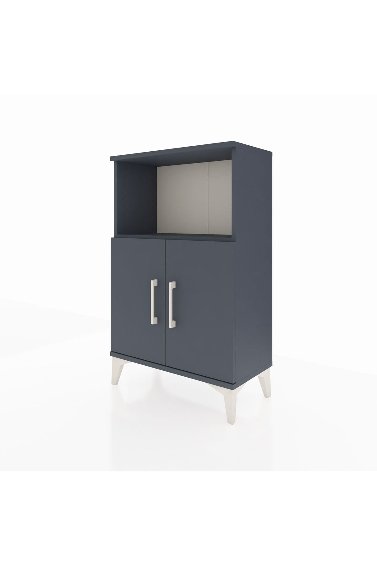 Arges Komodin 2 Raflı 2 Kapaklı 60x30x96 - S14M036V5A