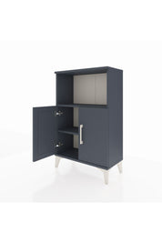 Arges Komodin 2 Raflı 2 Kapaklı 60x30x96 - S14M036V5A