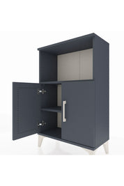 Arges Komodin 2 Raflı 2 Kapaklı 60x30x96 - S14M036V5A
