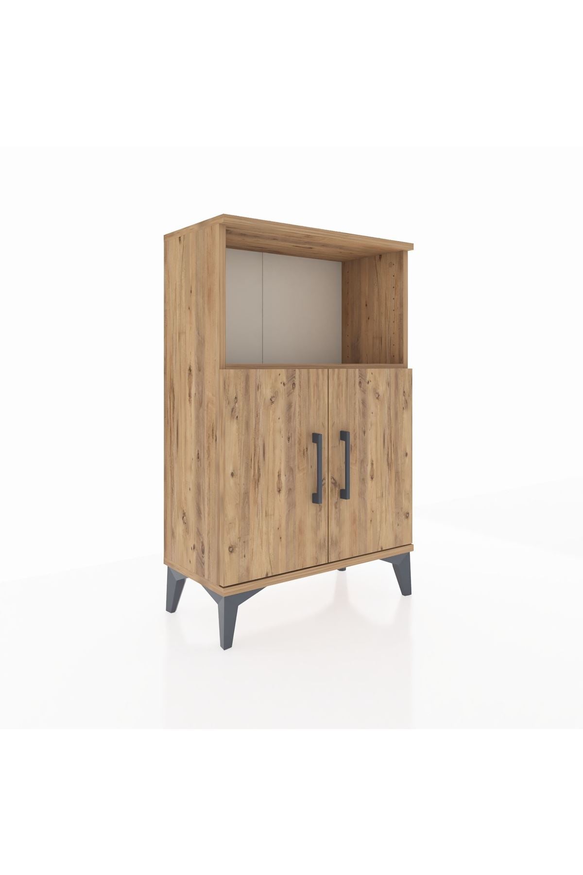 Arges Komodin 2 Raflı 2 Kapaklı 60x30x96 - S14M036V9A
