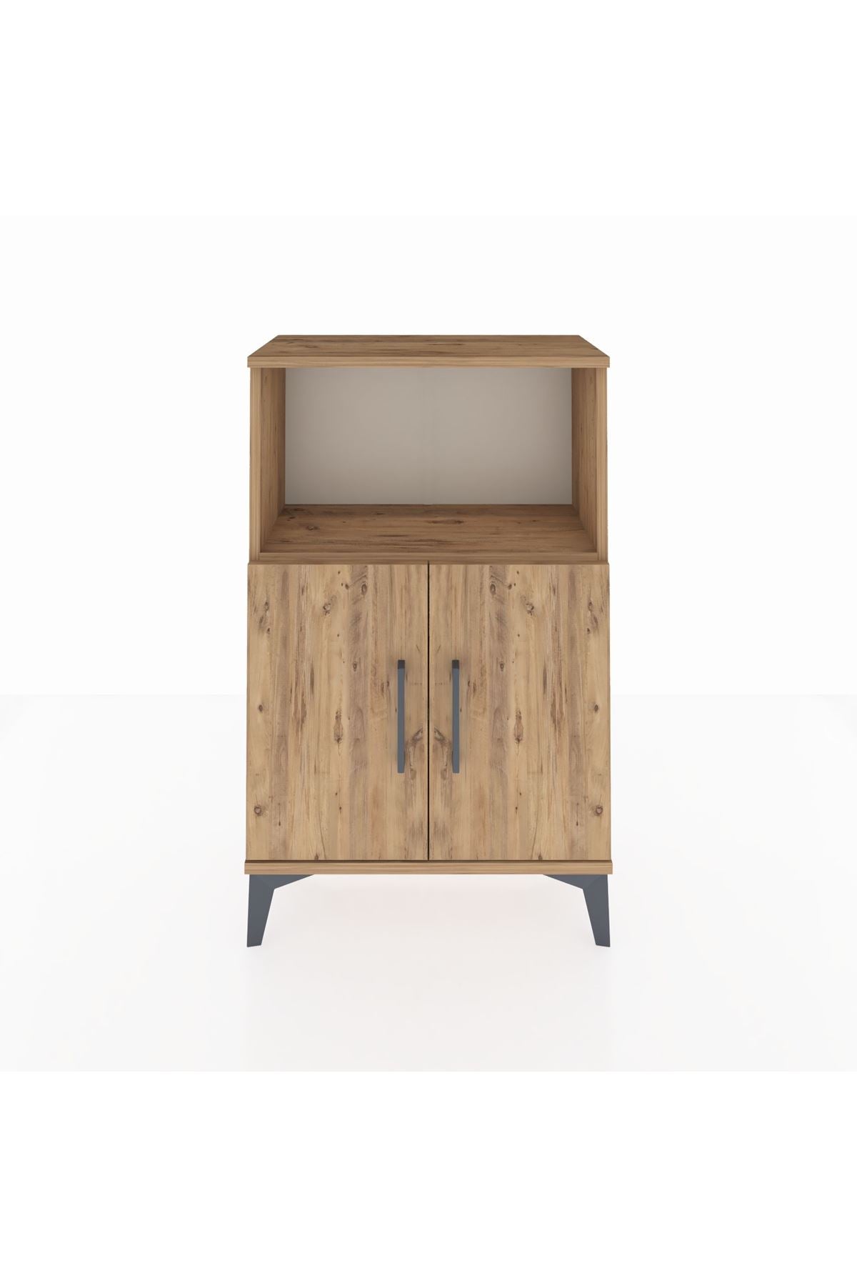 Arges Komodin 2 Raflı 2 Kapaklı 60x30x96 - S14M036V9A
